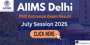 AIIMS Delhi PhD Entrance Exam Result 2025 (July Session) on October 9 @aiimsexams.ac.in